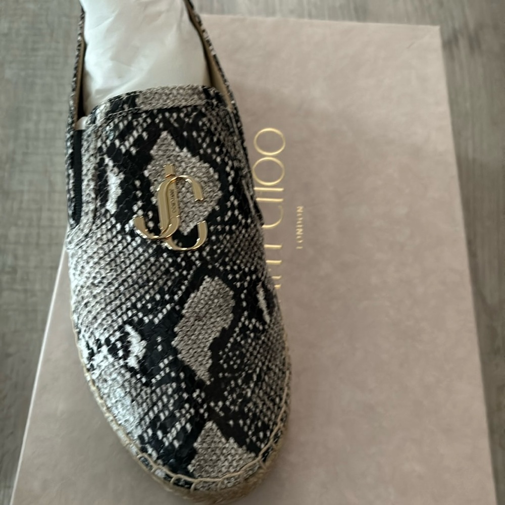 Jimmy Choo espadrille Snake Print
